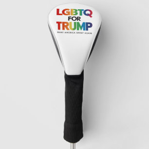 LGBTQ FÜR TRUMP GAY LESBIAN FÜR TRUMP 2024 GOLF HEADCOVER