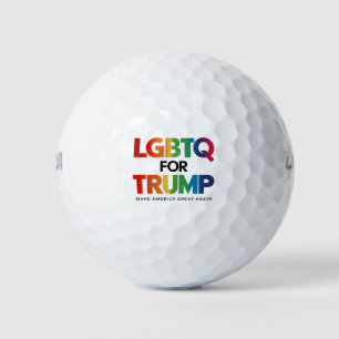LGBTQ FÜR TRUMP SCHWUL LESBISCH FÜR TRUMP 2024  GOLFBALL