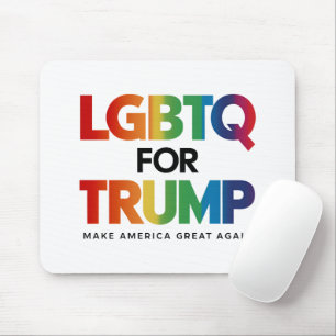 LGBTQ FÜR TRUMP SCHWUL LESBISCH FÜR TRUMP 2024 MOUSEPAD