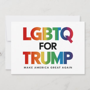 LGBTQ FÜR TRUMP SCHWULE LESBEN FÜR TRUMP 2024  EINLADUNG