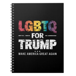 LGBTQ FÜR TRUMP SCHWULE LESBEN FÜR TRUMP 2024 NOTIZBLOCK