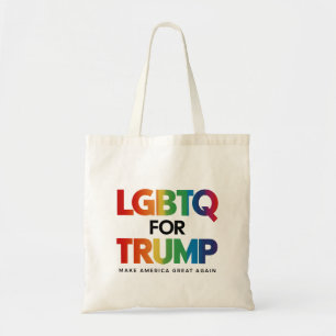 LGBTQ FÜR TRUMP SCHWULE LESBEN FÜR TRUMP 2024  TRAGETASCHE