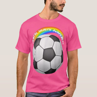 LGBTQ Fußball Pride Mental Health Awareness3051 13 T-Shirt