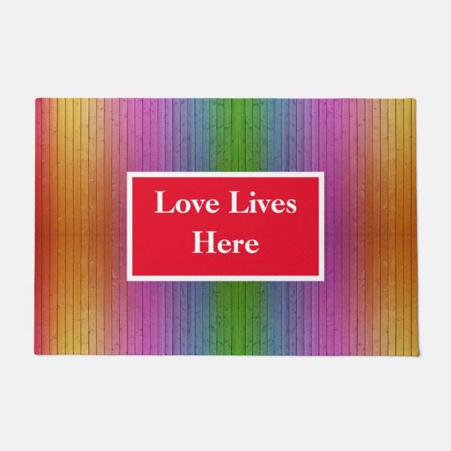 LGBTQ+ FUßMATTE (Vorderseite)