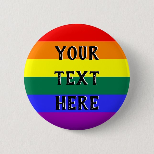 LGBTQ Gay Lesbian Primegleichheit Button (Vorderseite)