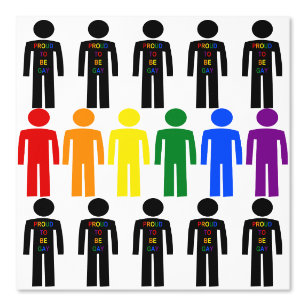 LGBTQ Gay Man Silhouette und Regenbogen Männer Tapete
