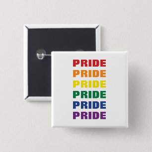 LGBTQ-Gay Pride Anpassbarer, mehrfacher Text Button