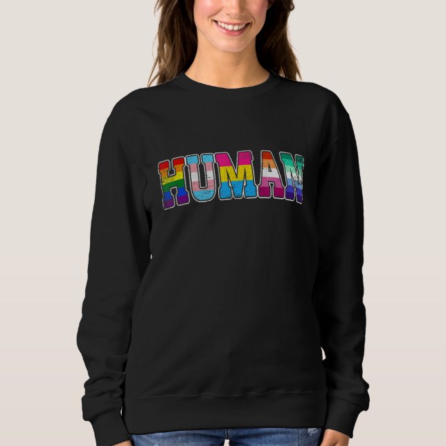 Lgbtq Gay Pride Bi Bisexual Trans Que Sweatshirt (Vorderseite)