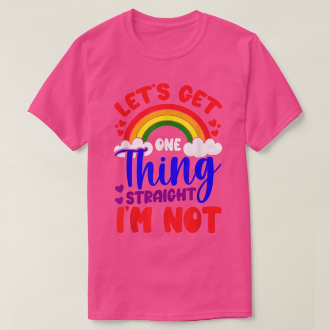 LGBTQ-Gay Pride - eine Sache, die ich bin, T-Shirt (Design vorne)