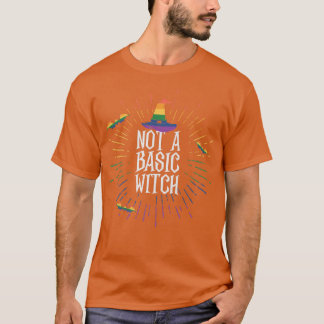 LGBTQ-Gay Pride-Flag kein einfacher Rainbow-Hexenh T-Shirt