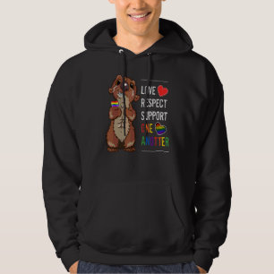 LGBTQ Gay Pride Monat Liebe Achtung Support 1 Ano Hoodie