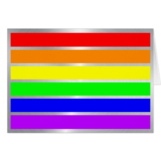 LGBTQ GAY PRIDE-REGENBOGEN FÄRBT ZEIT FÜR (Vorderseite (Horizontal))