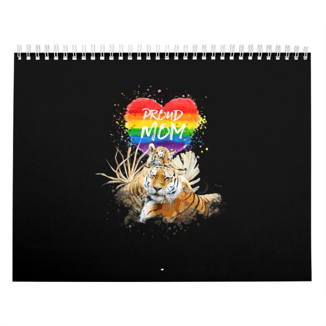 LGBTQ Gay und Lesben Pride Mama Tiger Kalender (Titelbild)