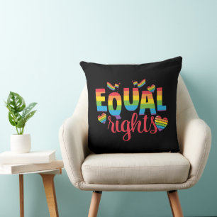 LGBTQ - Gleichberechtigung - Farben für Regenbogen Kissen