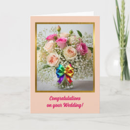 LGBTQ+ Glückwunschkarte für Hochzeiten Karte