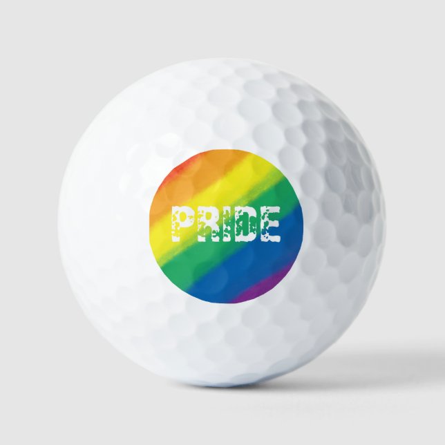 LGBTQ+-Golf-Ball Golfball (Vorderseite)