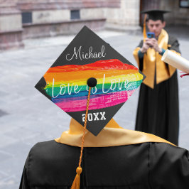 LGBTQ-Graduierungsoberflächen für Rainbow-Gay Prid