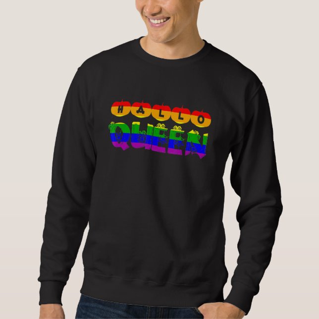 Lgbtq Halloween Kostüm Rainbow Stuff Halloqueen H Sweatshirt (Vorderseite)