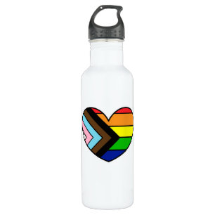 LGBTQ+ Herz Edelstahl-Wasserflasche Edelstahlflasche