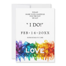 🌈 🐦 LGBTQ Hochzeit mit Liebe gestaltet