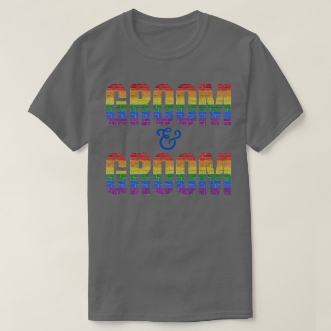 LGBTQ HochzeitEhebekleidung und Kindergarten für T-Shirt (Design vorne)