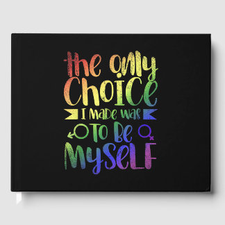 LGBTQ Human Rights Equality Gay Pride Month Gift Q Gästebuch