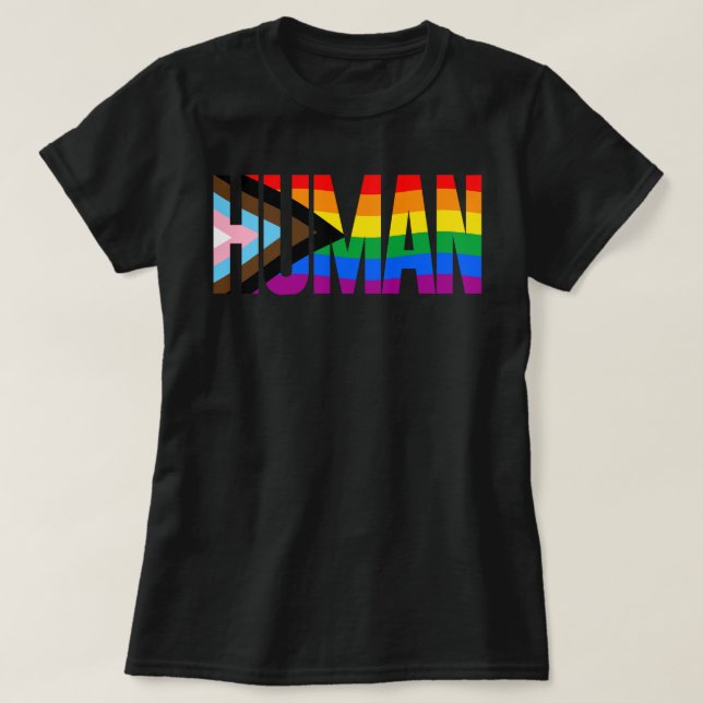 LGBTQ HUMAN T-Shirt (Design vorne)