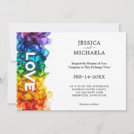 🌈 LGBTQ in Liebe gestrichen Einladung