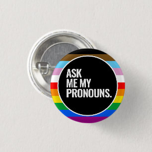LGBTQ+-Inklusiv-Flag Button