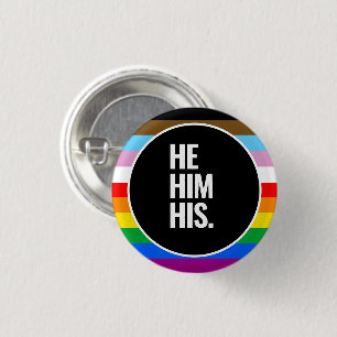 LGBTQ+-Inklusiv-Pride-Flag Button