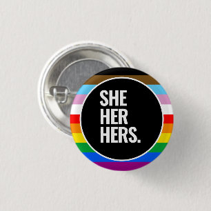 LGBTQ+-Inklusiv-Pride-Flag Button