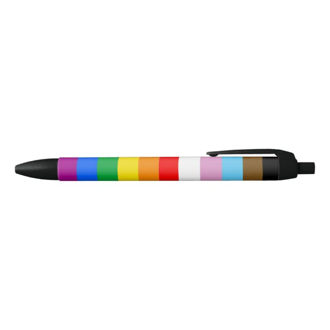 LGBTQ+ INKLUSIVE PRIDE FLAG KUGELSCHREIBER (Oberseite)