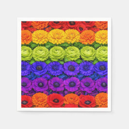 🌈LGBTQ+ JUBEL! Erblühen Sie gemeinsam Serviette