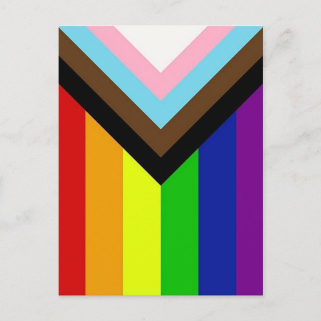 LGBTQ+-Karte Postkarte (Vorderseite)