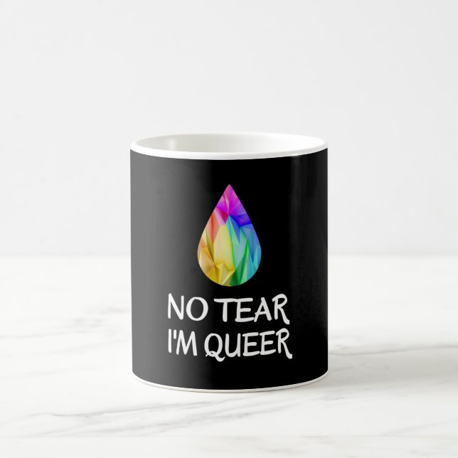 LGBTQ - Keine Träne, die ich Que bin - CSD Pride Kaffeetasse (Mittel)