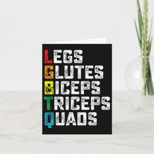 Lgbtq Legs Glutes Biceps Triceps Quads Gym G Karte