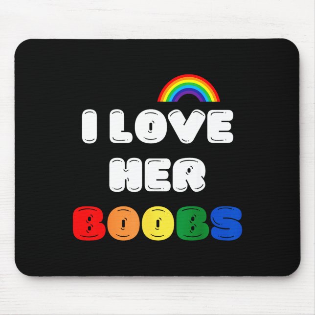 Lgbtq+ Lesbian Matching Couples Compliment I Love  Mousepad (Vorne)