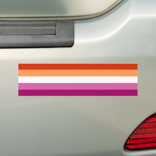 LGBTQ Lesbische Flagge Autoaufkleber