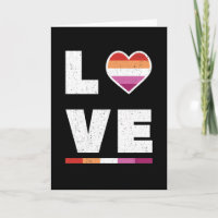 LGBTQ Lesbische Pride Flag Beängstigende Grunge-Li