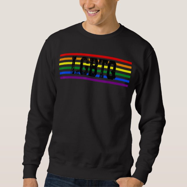 Lgbtq Lgbtq Rainbow 1 Sweatshirt (Vorderseite)