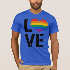 LGBTQ LIEBE HERZ T-Shirt