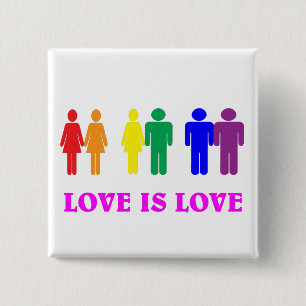 LGBTQ-Liebe ist Liebe. Button