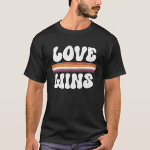 LGBTQ Liebe Lesbenflagge Gay Pride T-Shirt
