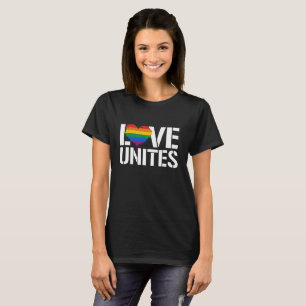 LGBTQ LIEBE VEREINIGT - - LGBTQ Rechte - - T-Shirt