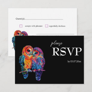 LGBTQ+ Lovely simple budget Ewige Unity RSVP Karte