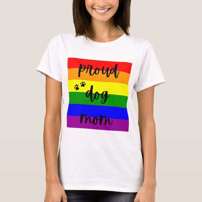 LGBTQ Mama Rainbow Prilag T - Shirt (Vorderseite)
