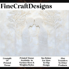 LGBTQ Men X7 Decoupage aus Minimalistisch-Romatisc Seidenpapier