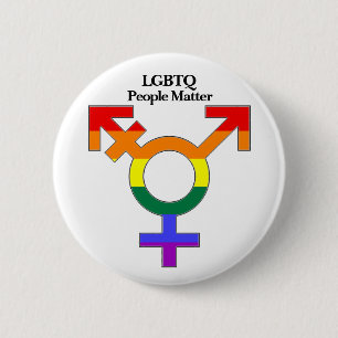 LGBTQ-Menschen sind wichtig Button