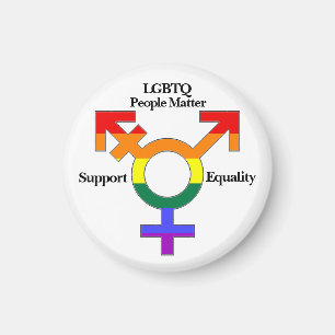 LGBTQ-Menschen sind wichtig, unterstützen Gleichhe Magnet