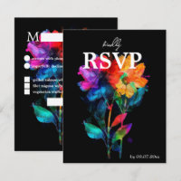 🌈 LGBTQ Mit Menü und QR-Code Petals & Pride